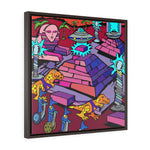 Explained  - Framed Canvas Print