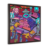 Explained  - Framed Canvas Print