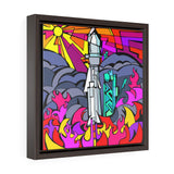 LaunchElon - Framed Canvas Print