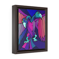 Two Headed Bird - Gandaberunda - Framed Canvas Print