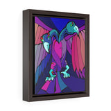 Two Headed Bird - Gandaberunda - Framed Canvas Print