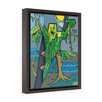 Swamp Monster - Framed Canvas Print