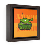 Tank Orange - Framed Canvas Print