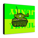 Tank Green - Canvas Print