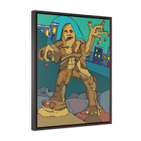 Golem - Framed Canvas Print