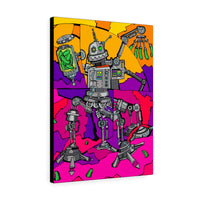 Robot Pickle Plucker - Canvas Print