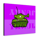 Tank Pink - Canvas Print