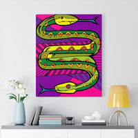 Two headed Snake - Amphisbaena - Canvas Print