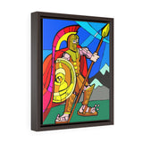 Spartan - Framed Canvas Print