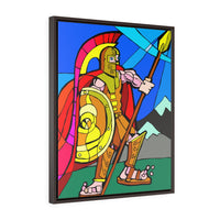 Spartan - Framed Canvas Print