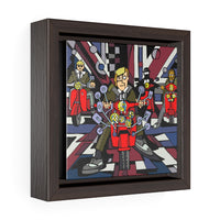 Mods - Framed Canvas Print