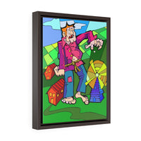 Tipsy Giant - Framed Canvas Print