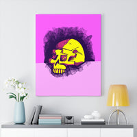 Pensive Skull - Canvas Print