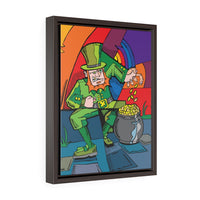 Leprechaun - Framed Canvas Print