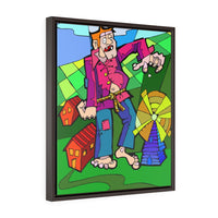 Tipsy Giant - Framed Canvas Print