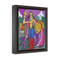 Amazon Warrior - Framed Canvas Print