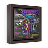 Bon Voyage Amelia - Framed Canvas Print