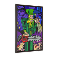 The Coffin Fitter - Framed Canvas Print