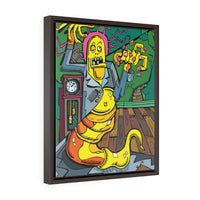 Gastly Ghoul - Framed Canvas Print