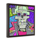 Xray Selfie - Framed Canvas Print