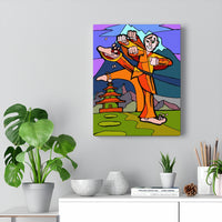 Shaolin Monk - Canvas Print