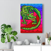 Crocogator - Canvas Print