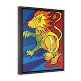 Alphyn Lion - Framed Canvas Print