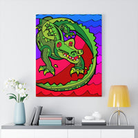 Crocogator - Canvas Print