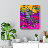 Robot Pickle Plucker - Canvas Print