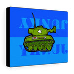 Tank Blue - Canvas Print