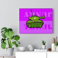 Tank Pink - Canvas Print