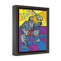 Ninja - Framed Canvas Print