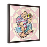 Dart Thug - Framed Canvas Print