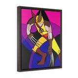 Claw Man - Framed Canvas Print