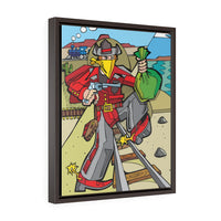 The Bandit - Framed Canvas Print