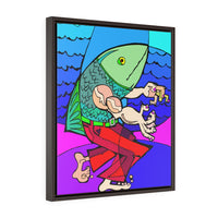 Itchyocentaur - Framed Canvas Print