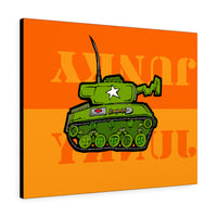 Tank Orange - Canvas Print