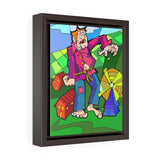 Tipsy Giant - Framed Canvas Print