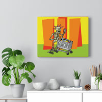 Shop to Death - Canvas Print