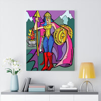 Amazon Warrior - Canvas Print