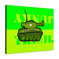 Tank Green - Canvas Print