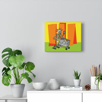 Shop to Death - Canvas Print