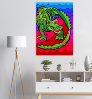 Crocogator - Metal Print