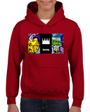 Skelvis Loved Cheese - Icon - Kids Hoodie