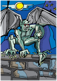 Gargoyle - Metal Print