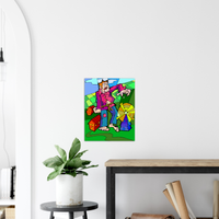 Tipsy Giant - Metal Print