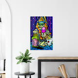 Pharaoh takes phive - Metal Print