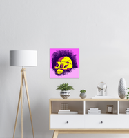 Pensive Skull - Metal Print