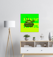 Tank Green - Metal Print